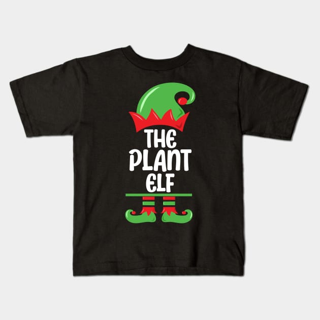 Funny Gardening Gardener Plant Lover The Plant Elf Kids T-Shirt by jodotodesign